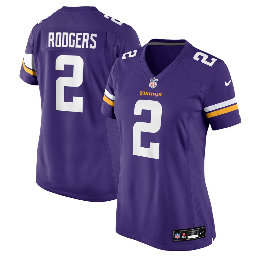 Women's Minnesota Vikings Isaiah Rodgers Nike Purple Team Game Jersey - Jersey