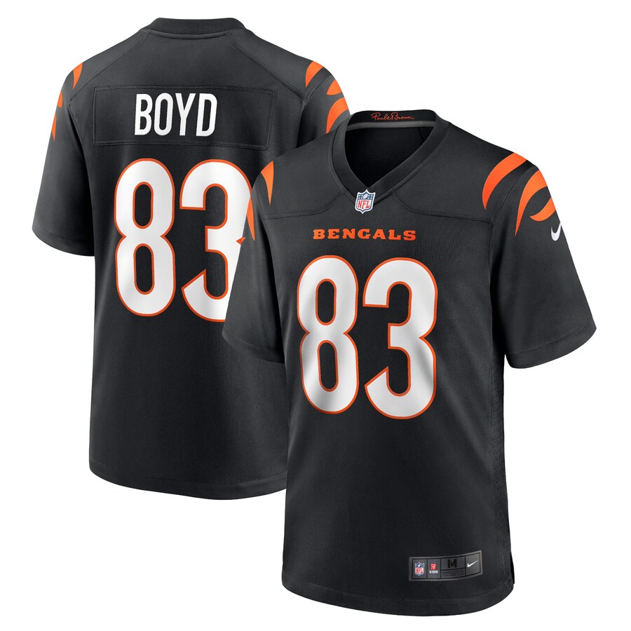 Men's Cincinnati Bengals Tyler Boyd Nike Black Game Jersey - Jersey