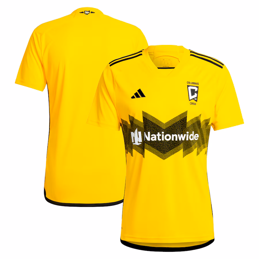 Men's Columbus Crew  adidas Yellow 2024 The Home Kit Replica Jersey - Jersey