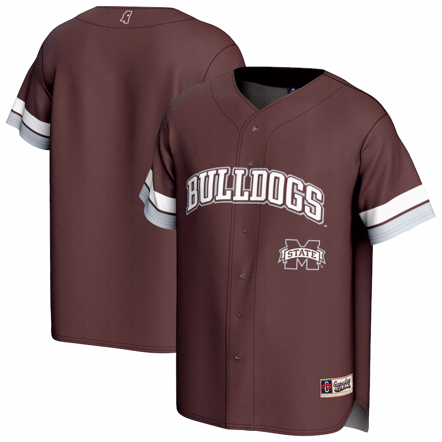 Unisex GameDay Greats Maroon Mississippi State Bulldogs Spirit Baseball Jersey - Jersey