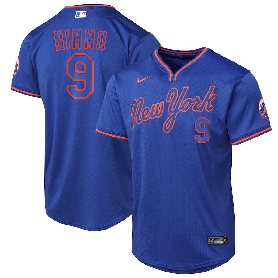 Youth New York Mets Brandon Nimmo Nike Royal Alternate Limited Player Jersey - Jersey