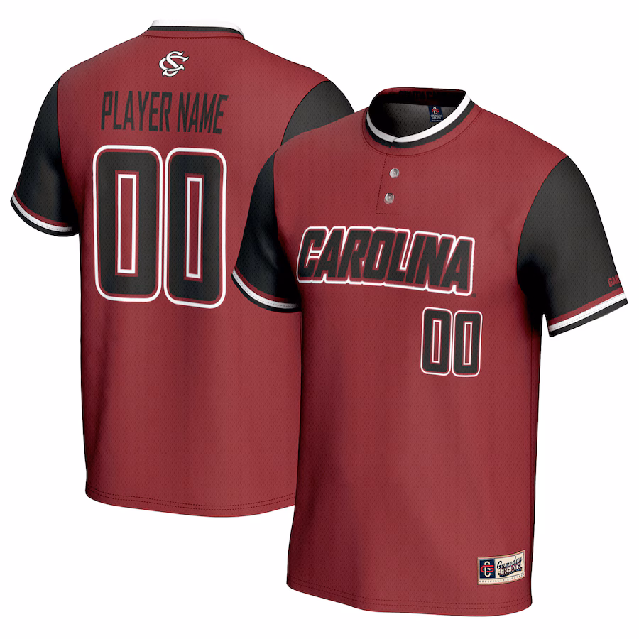 South Carolina Gamecocks GameDay Greats Unisex NIL Pick-A-Player Lightweight Softball Jersey - Garnet - Jersey