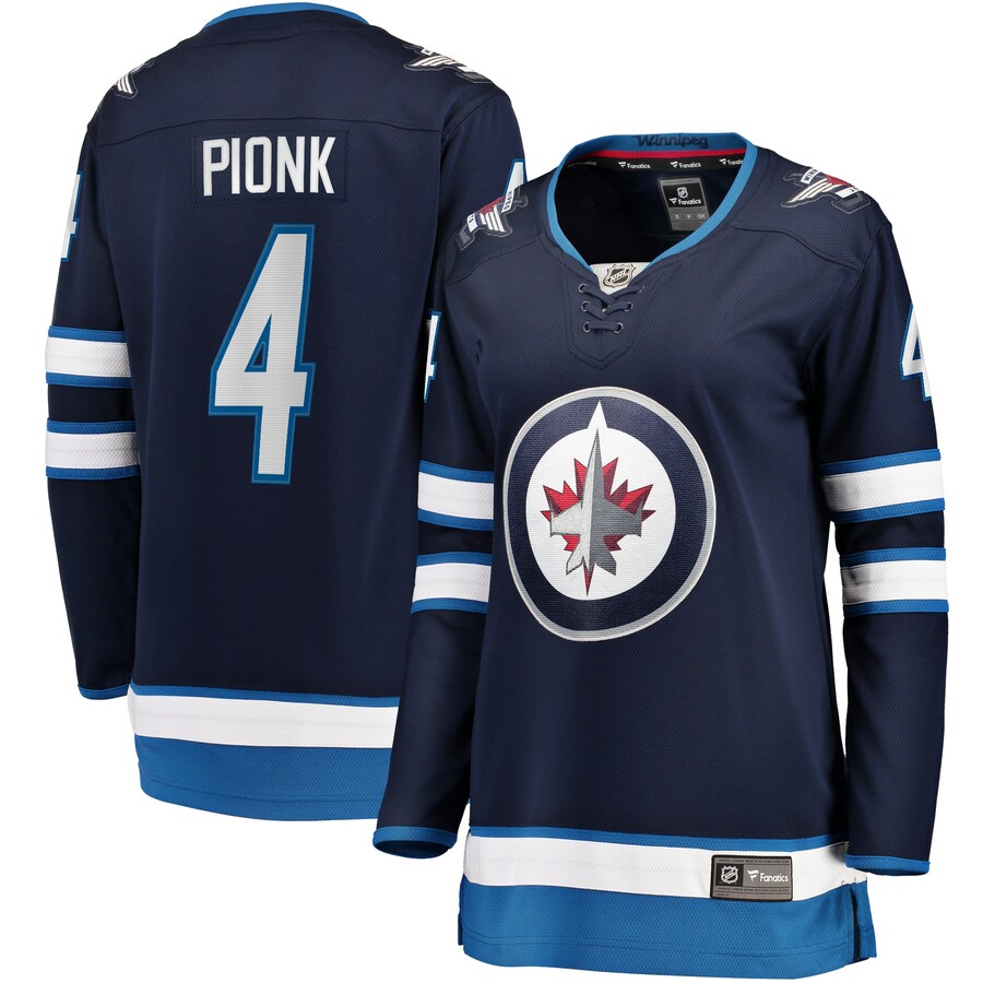Women's Winnipeg Jets Neal Pionk Fanatics Branded Navy Home Breakaway Player Jersey - Jersey