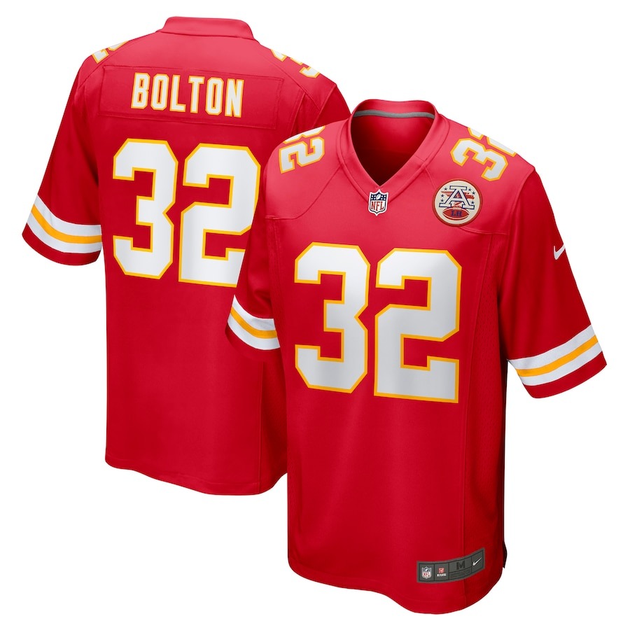 Men's Kansas City Chiefs Nick Bolton Nike Red Game Jersey - Jersey