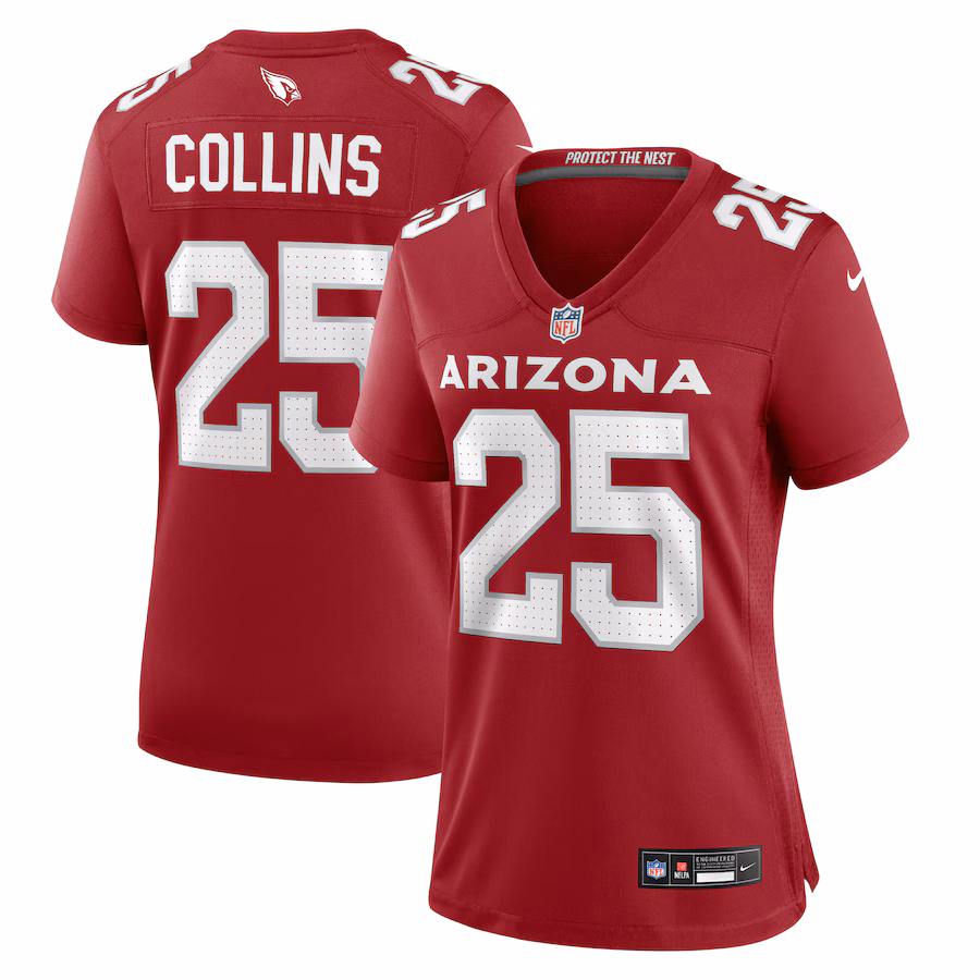Women's Arizona Cardinals Zaven Collins Nike Cardinal Player Jersey - Jersey