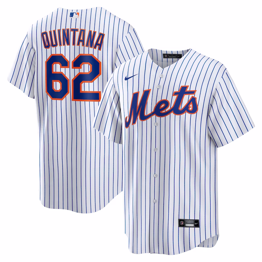 Men's New York Mets José Quintana Nike White Home  Replica Player Jersey - Jersey
