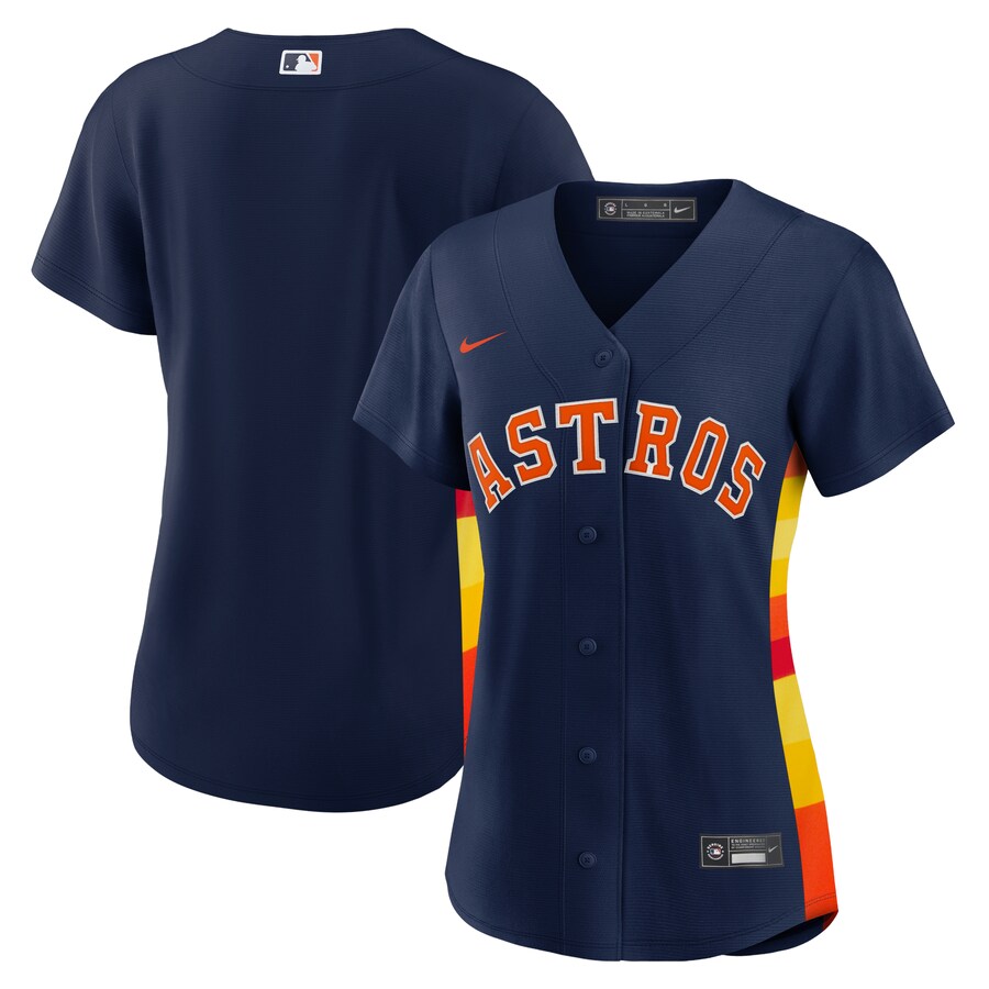 Women's Houston Astros Nike Navy Alternate Replica Team Jersey - Jersey