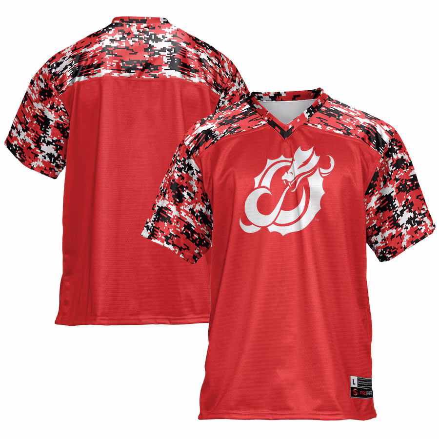 Minnesota State Moorhead Dragons GameDay Greats Football Jersey - Red - Jersey