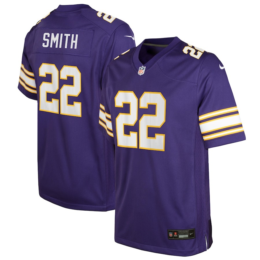 Youth Minnesota Vikings Harrison Smith Nike Purple Game Jersey - Jersey