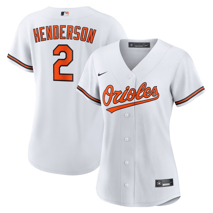 Women's Baltimore Orioles Gunnar Henderson Nike White Replica Player Jersey - Jersey