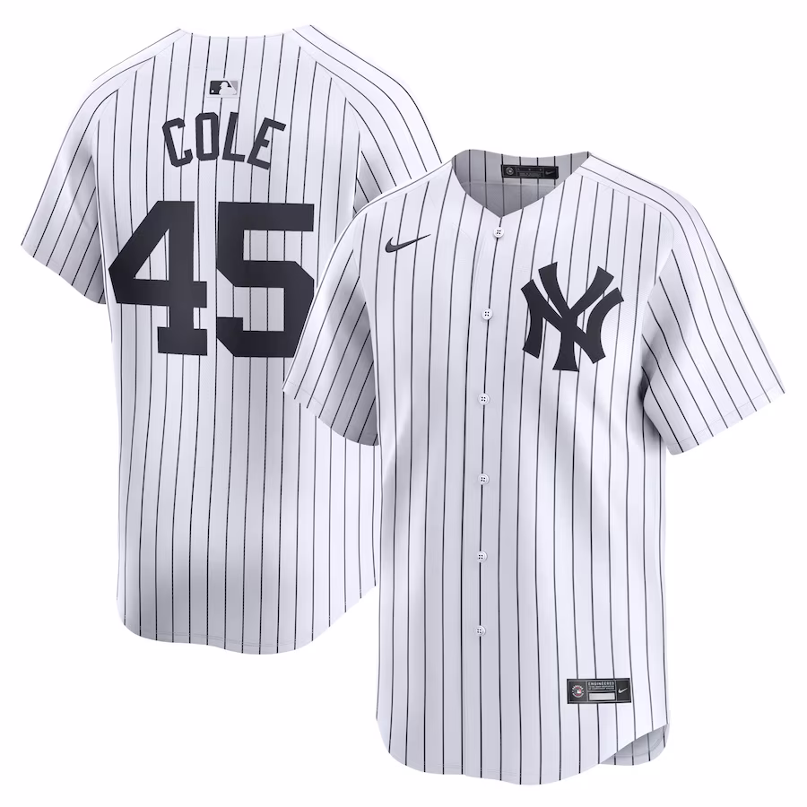Men's New York Yankees Gerrit Cole Nike White Home Limited Player Jersey - Jersey
