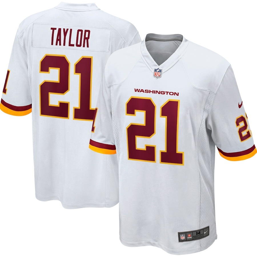 Men's Washington Football Team Sean Taylor Nike White Retired Player Team Game Jersey - Jersey