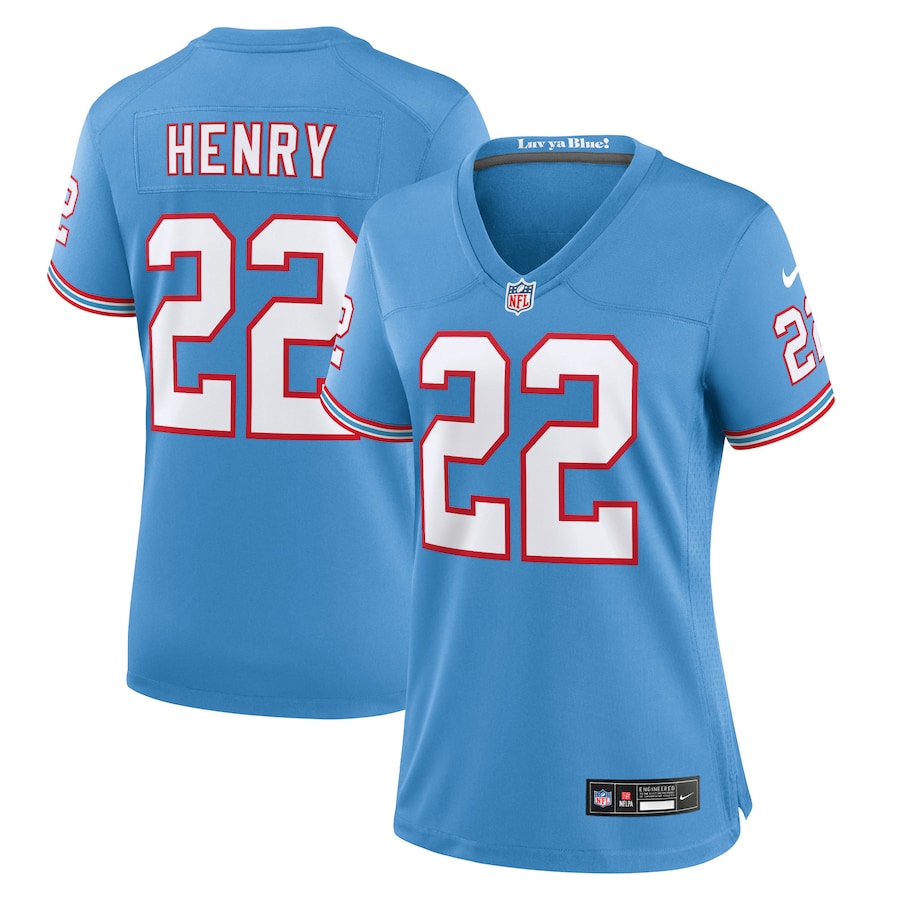 Women's Tennessee Titans Derrick Henry Nike Light Blue Player Jersey - Jersey