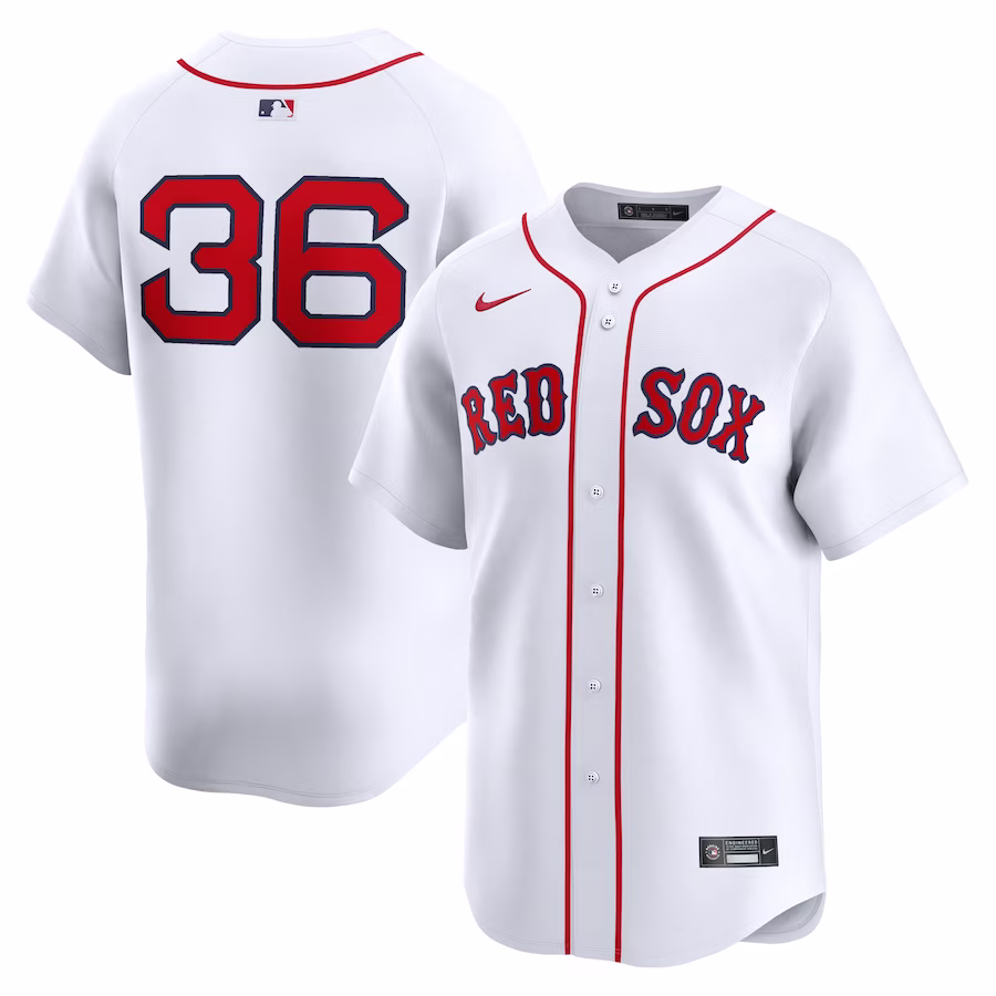 Men's Boston Red Sox Triston Casas Nike White Home Limited Player Jersey - Jersey