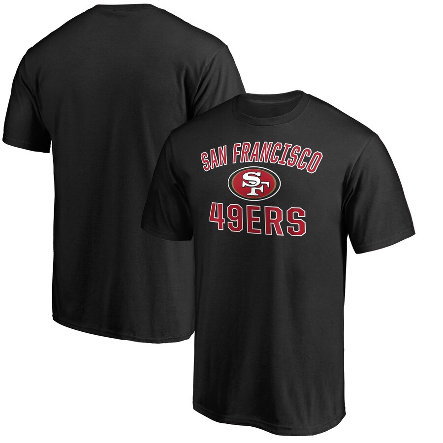 Men's San Francisco 49ers Black Victory Arch II T-Shirt - Jersey