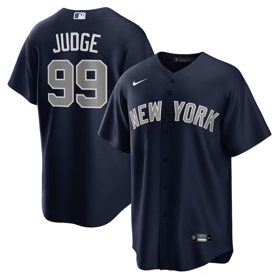Men's New York Yankees Aaron Judge Nike Navy Alternate Replica Player Name Jersey - Jersey