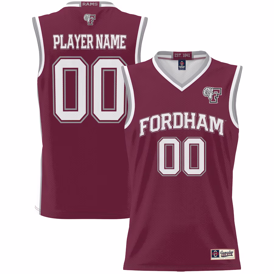 Fordham Rams GameDay Greats Unisex  Lightweight NIL Pick-A-Player Basketball Jersey - Maroon - Jersey
