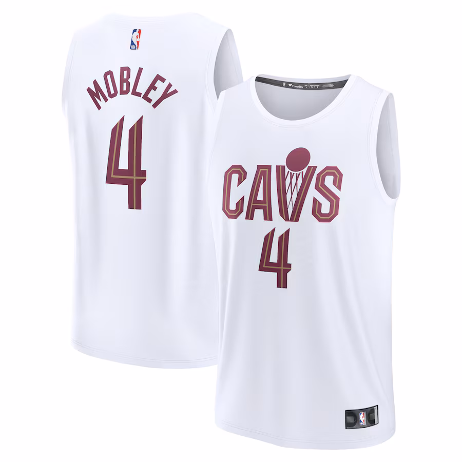 Men's Cleveland Cavaliers Evan Mobley Fanatics White Fast Break Replica Jersey - Association Edition - Jersey