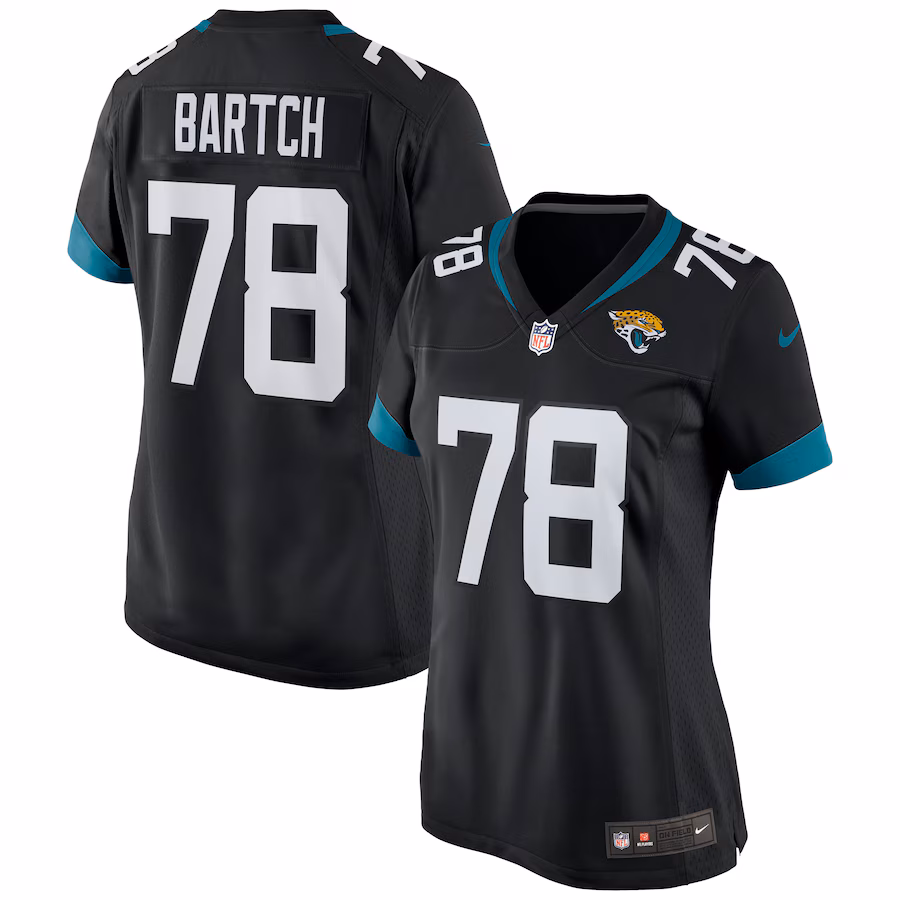 Women's Jacksonville Jaguars Ben Bartch Nike Black Game Jersey - Jersey