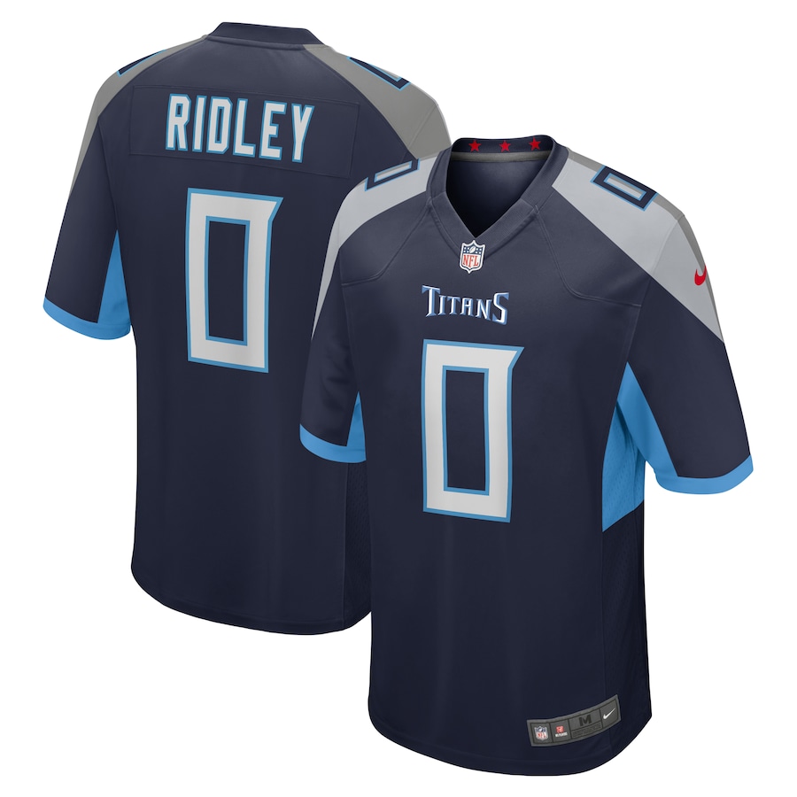 Men's Tennessee Titans Calvin Ridley Nike Navy Game Jersey - Jersey