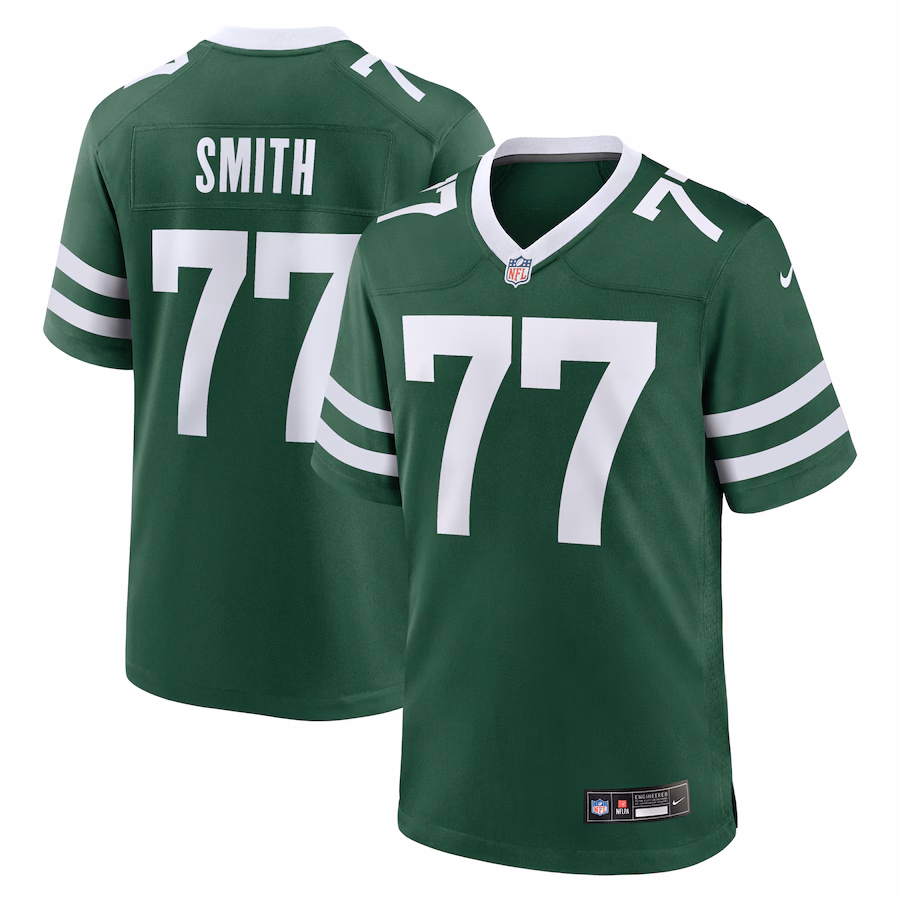 Men's New York Jets Tyron Smith Nike Legacy Green Game Jersey - Jersey