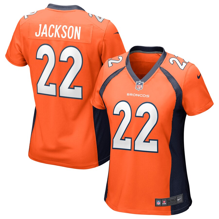 Women's Denver Broncos Kareem Jackson Nike Orange Game Jersey - Jersey