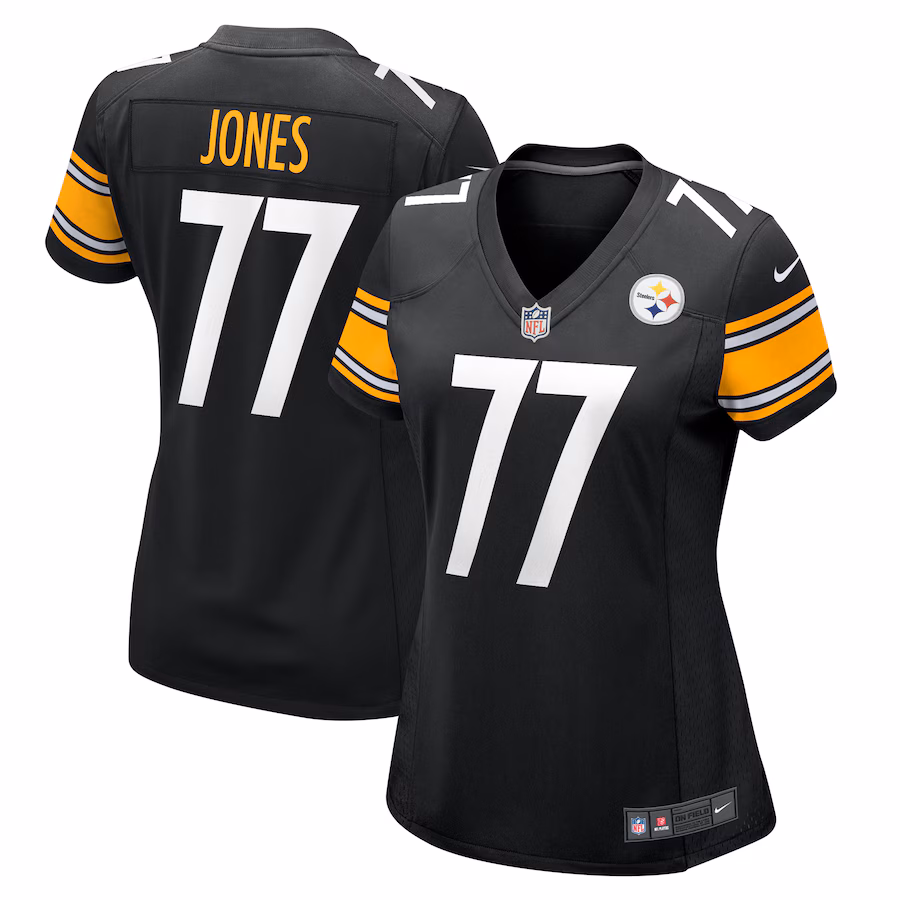 Women's Pittsburgh Steelers Broderick Jones Nike  Black  Game Jersey - Jersey