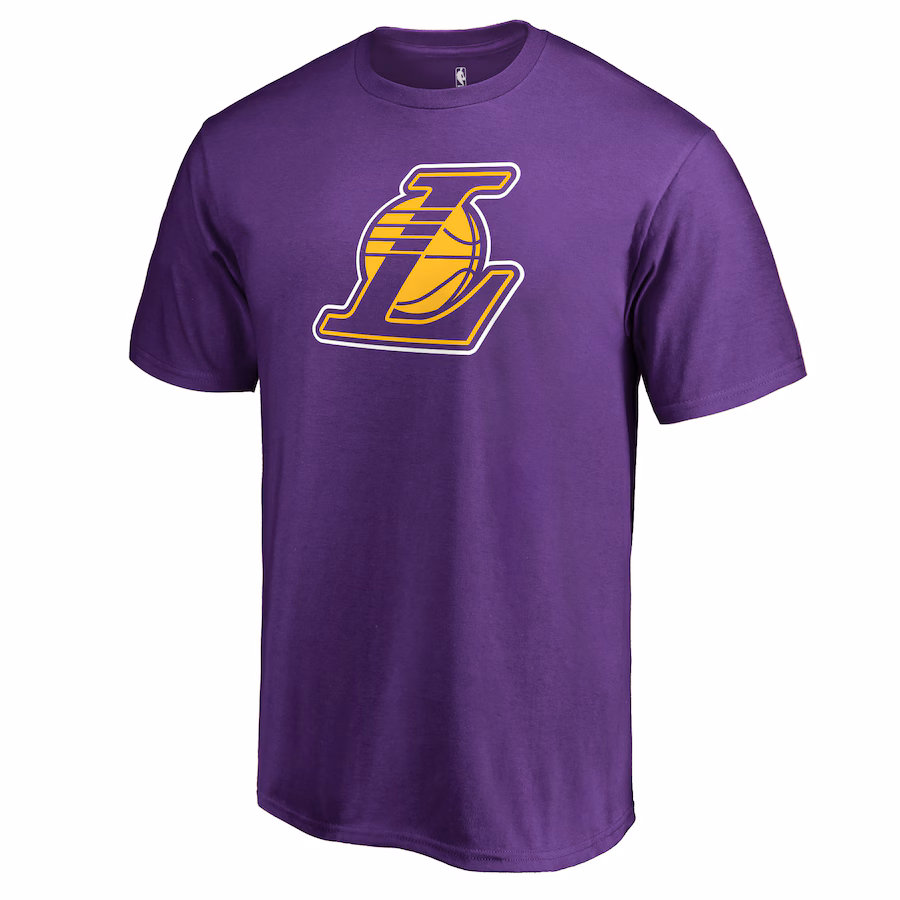 Men's Los Angeles Lakers Purple Alternate Logo T-Shirt - Jersey