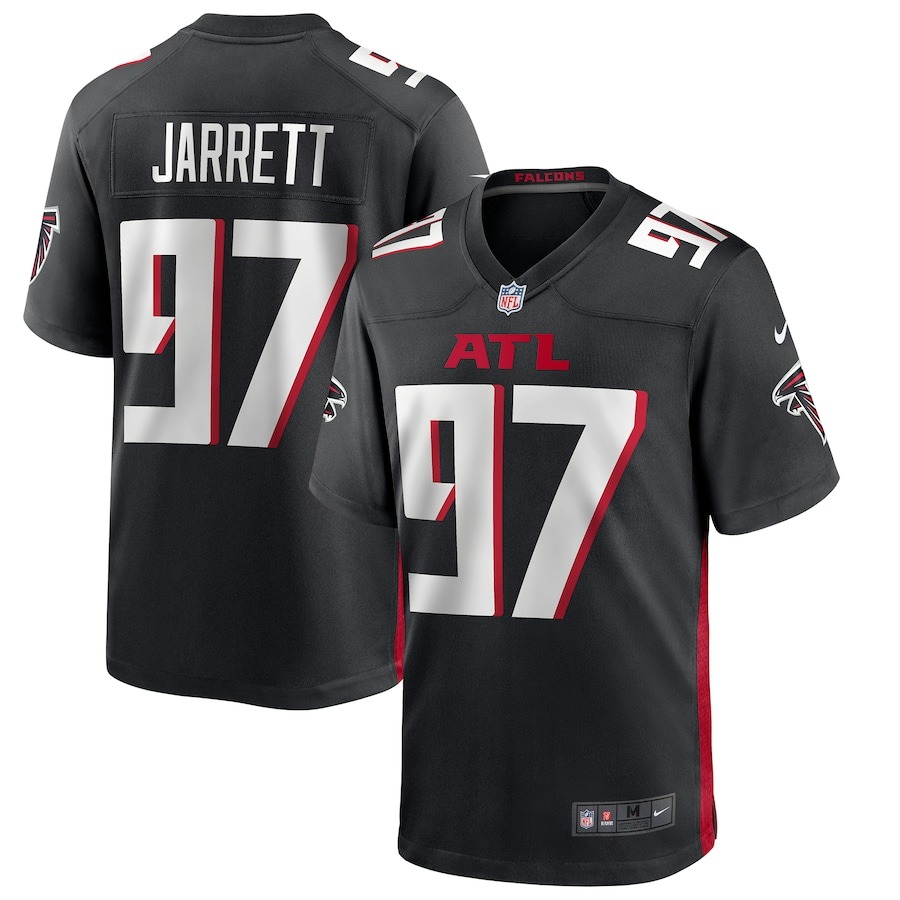 Men's Atlanta Falcons Grady Jarrett Nike Black Game Player Jersey - Jersey