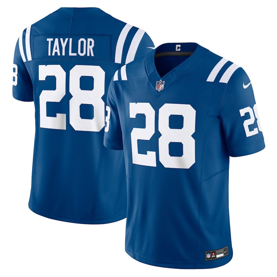 Men's Indianapolis Colts Jonathan Taylor Nike Royal Vapor F.U.S.E. Limited Jersey - Jersey