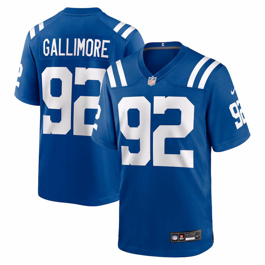 Men's Indianapolis Colts Neville Gallimore Nike Royal Team Game Jersey - Jersey