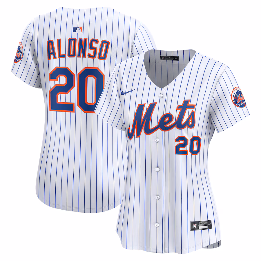 Women's New York Mets Pete Alonso Nike White Home Limited Jersey - Jersey