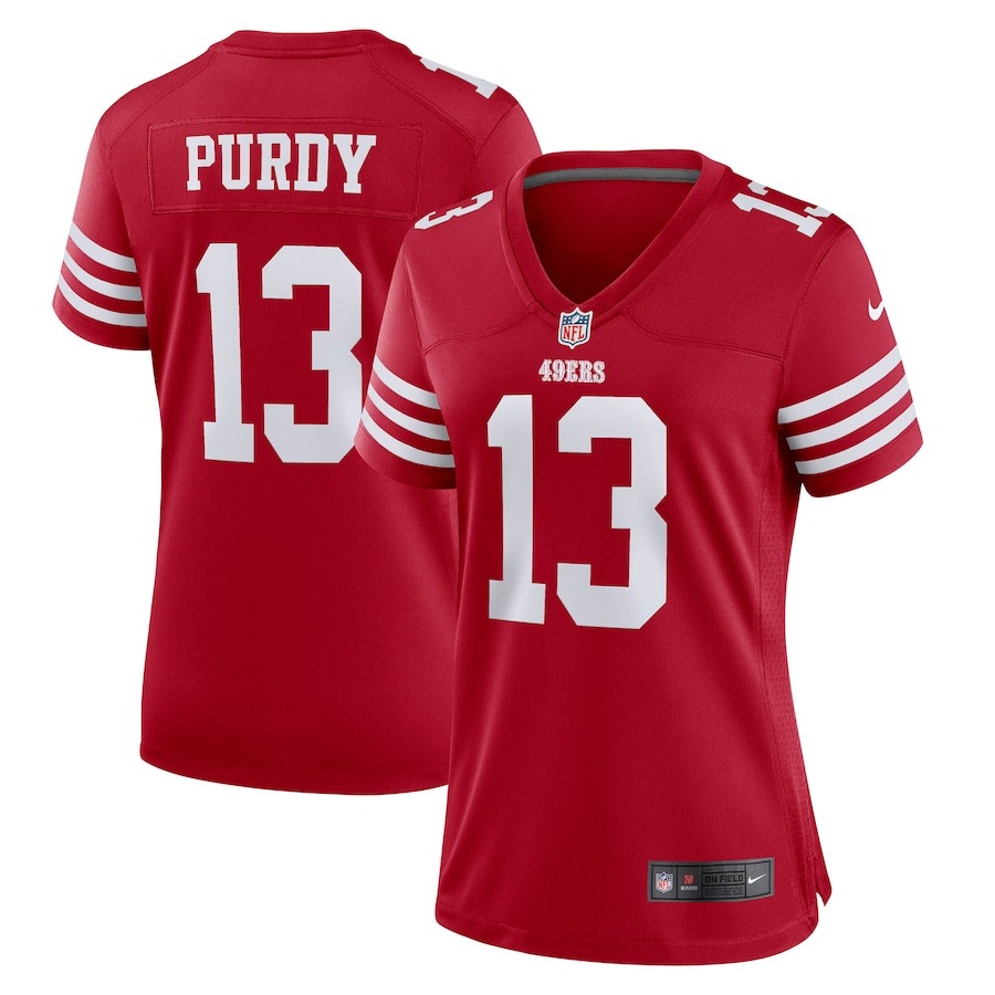 Women's San Francisco 49ers Brock Purdy Nike Scarlet Player Jersey - Jersey