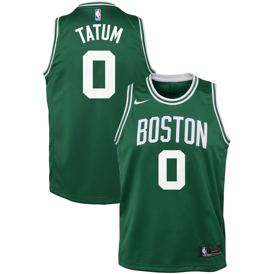 Youth Boston Celtics Jayson Tatum Nike Green Swingman Jersey - Icon Edition - Jersey