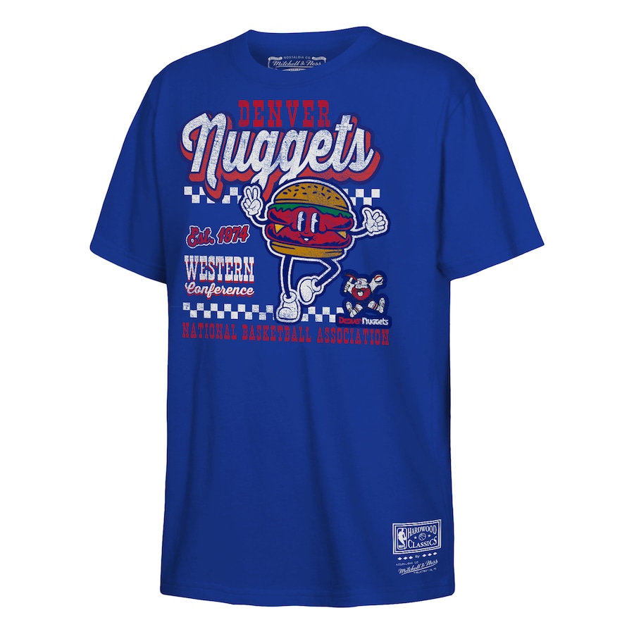 Youth Denver Nuggets  Mitchell & Ness Royal Concession Food Character T-Shirt - Jersey