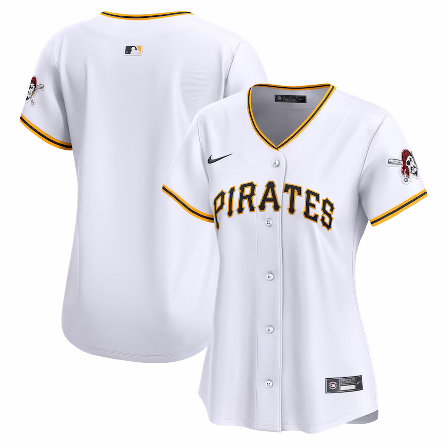 Women's Pittsburgh Pirates Nike White Home Limited Jersey - Jersey