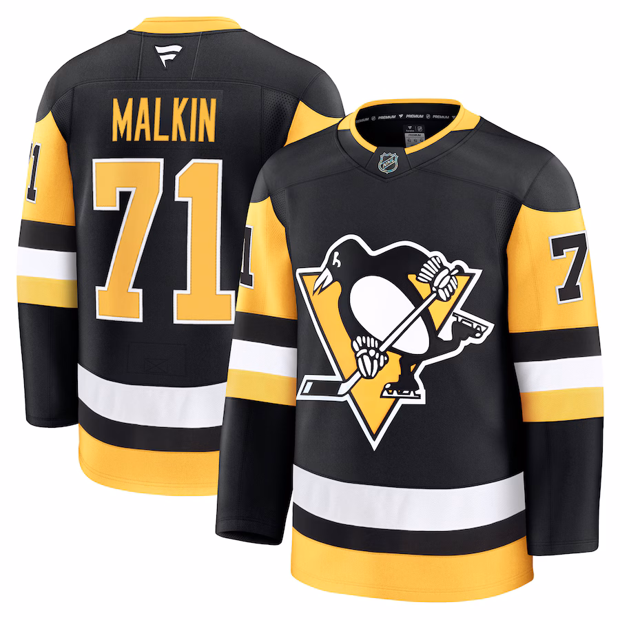 Men's Pittsburgh Penguins Evgeni Malkin Fanatics Black Home Premium Jersey - Jersey