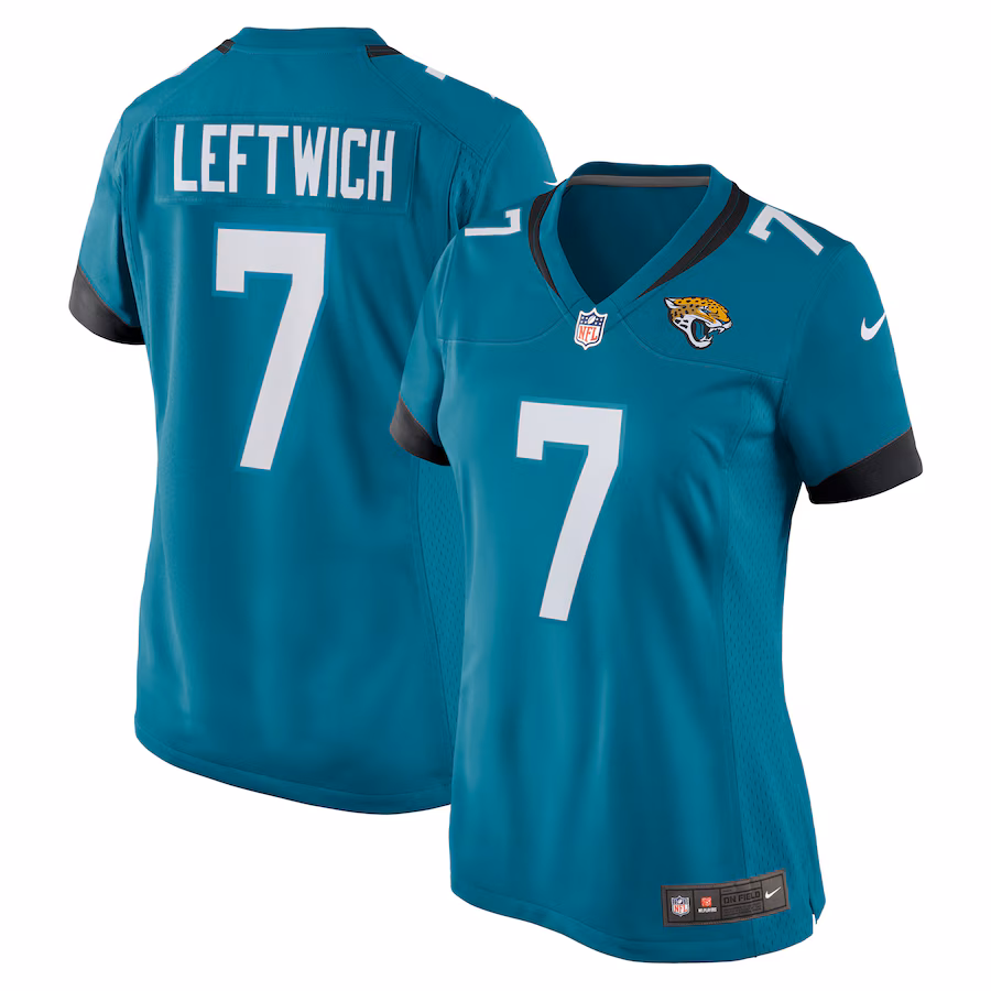 Women's Jacksonville Jaguars Byron Leftwich Nike Teal Retired Player Game Jersey - Jersey