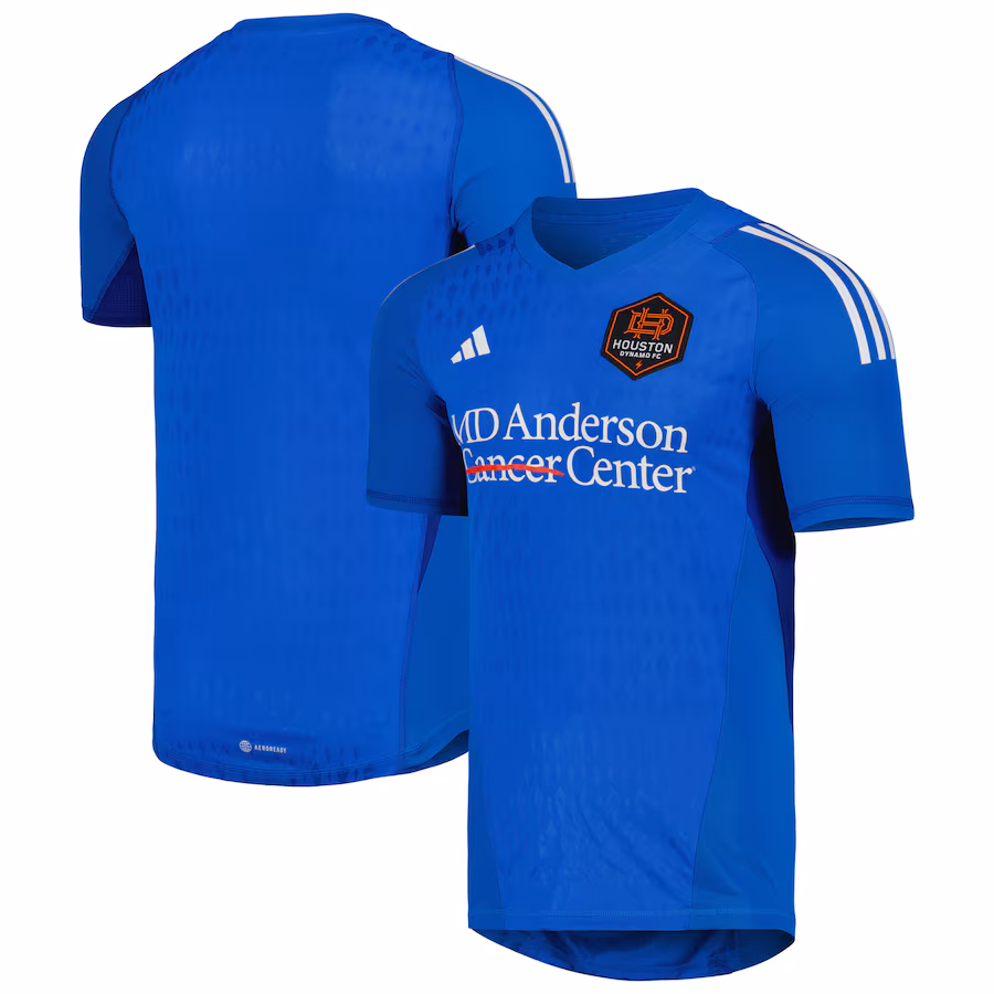 Men's Houston Dynamo FC adidas Blue 2023 Replica Goalkeeper Jersey - Jersey