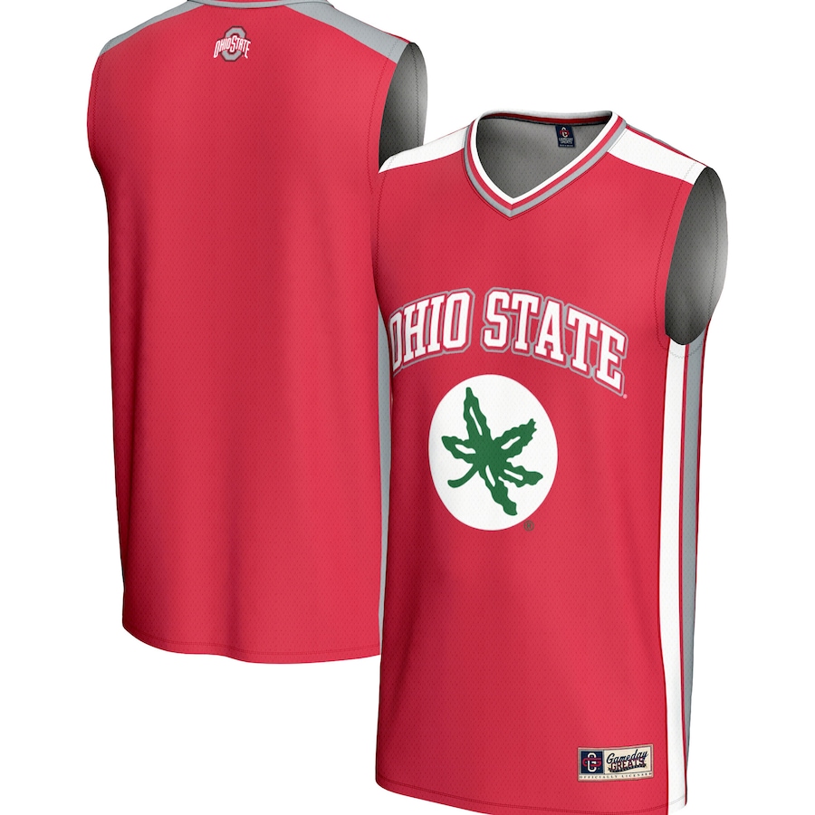 Youth  GameDay Greats Scarlet Ohio State Buckeyes Spirit Basketball Jersey - Jersey