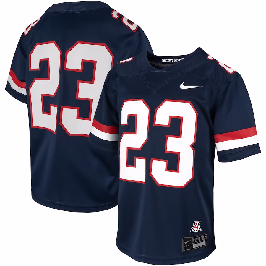 #23 Arizona Wildcats Nike Youth Untouchable Replica Game Jersey - Navy - Jersey