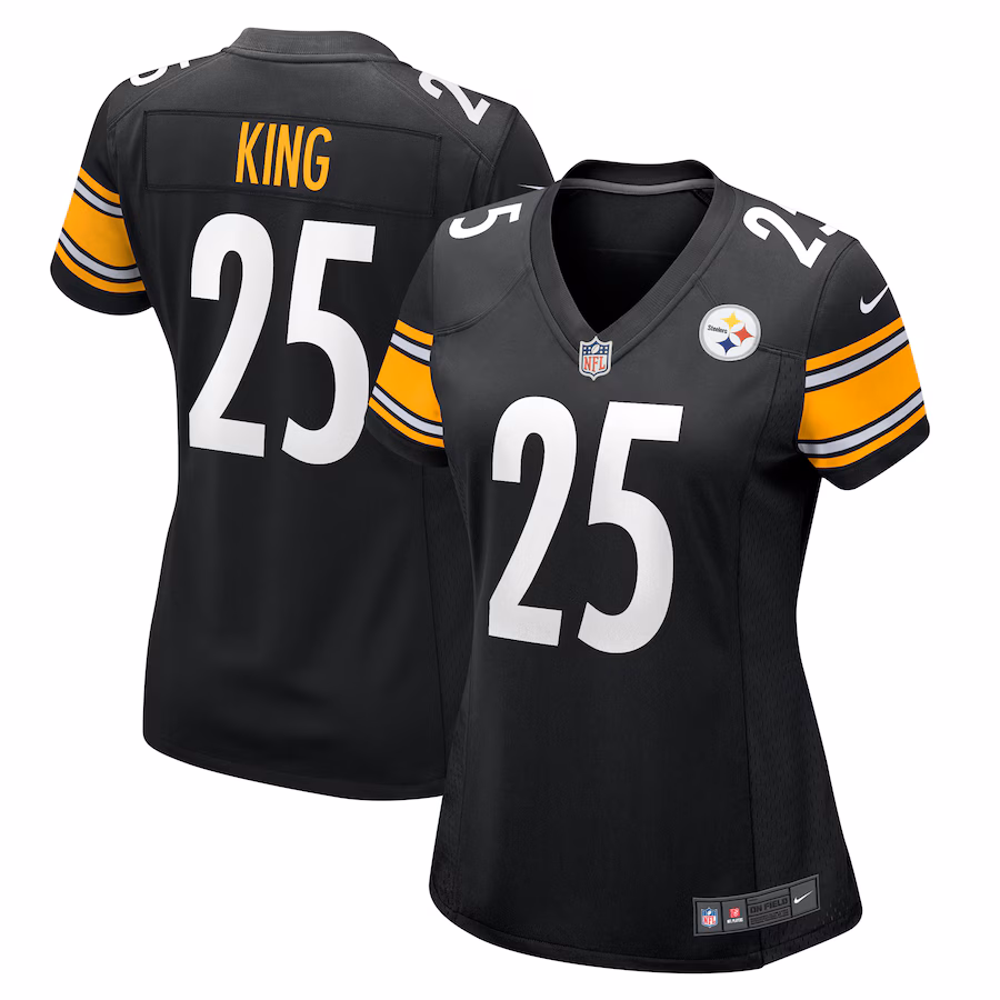 Women's Pittsburgh Steelers Desmond King Nike  Black  Game Jersey - Jersey