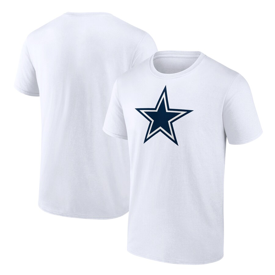 Men's Dallas Cowboys Fanatics White Primary Logo T-Shirt - Jersey