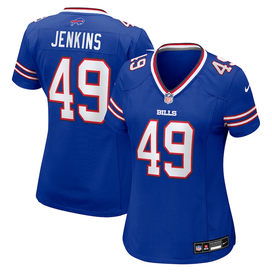 Women's Buffalo Bills Keonta Jenkins Nike Royal Team Game Jersey - Jersey