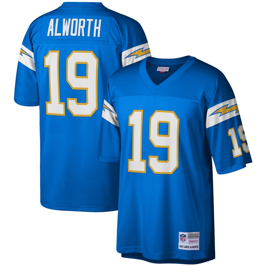 Men's Los Angeles Chargers Lance Alworth Mitchell & Ness Powder Blue Legacy Replica Jersey - Jersey