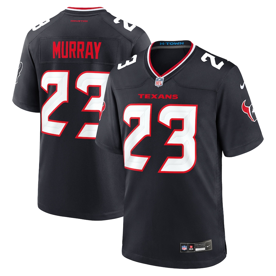 Men's Houston Texans Eric Murray Nike Navy Team Game Jersey - Jersey