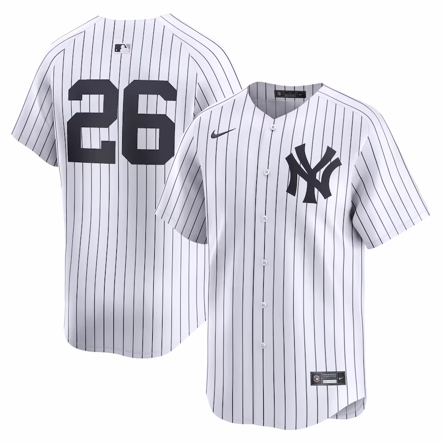 Men's New York Yankees DJ LeMahieu Nike White Home Limited Player Jersey - Jersey
