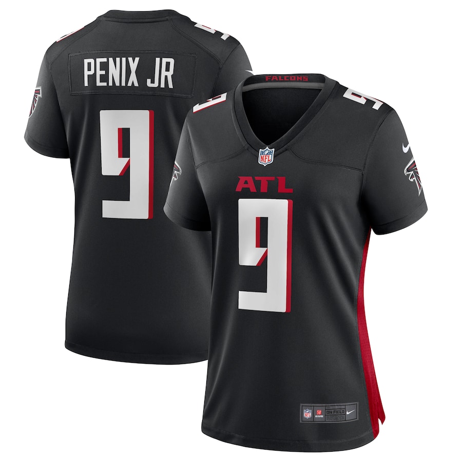 Women's Atlanta Falcons Michael Penix Jr. Nike  Black Game Jersey - Jersey