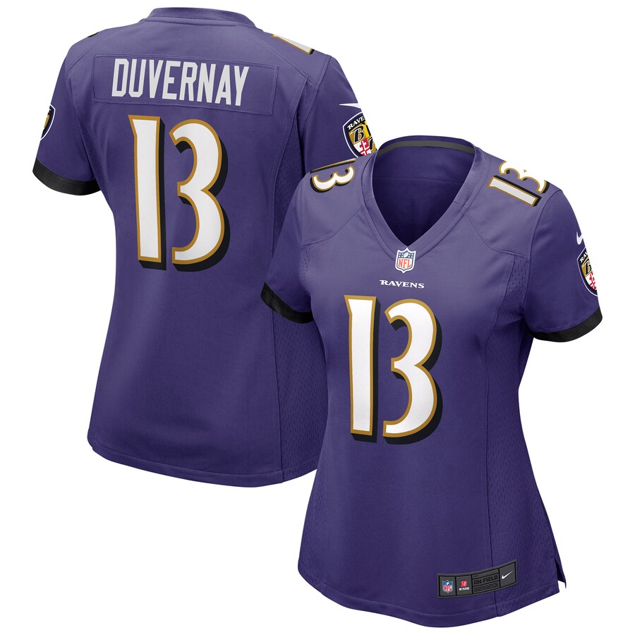 Women's Baltimore Ravens Devin Duvernay Nike Purple Game Jersey - Jersey