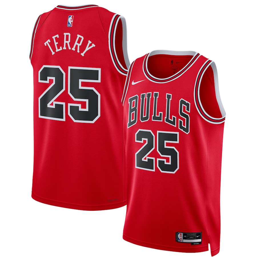 Unisex Chicago Bulls Dalen Terry Nike Red 2022 NBA Draft First Round Pick Swingman Jersey - Icon Edition - Jersey
